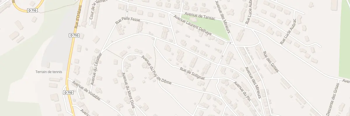 Plan du 10 Rue de Solignat (La Combelle) à Auzat-la-Combelle