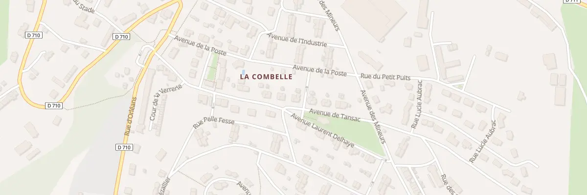 Plan du 9 Av de Tansac (La Combelle) à Auzat-la-Combelle