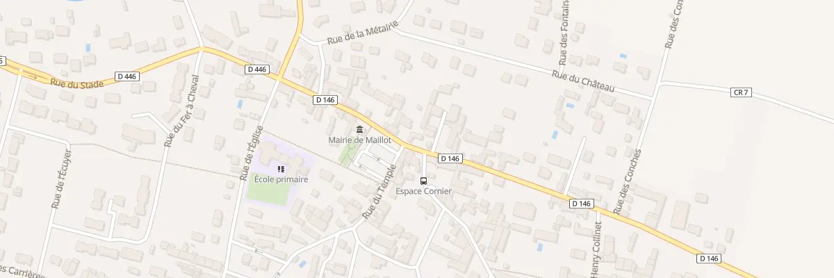 Plan du 15 Grande Rue à Maillot