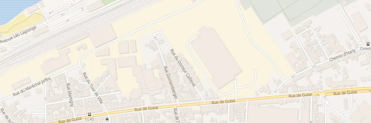 Plan du 34 Rue du Docteur Cailleret à Saint-Quentin