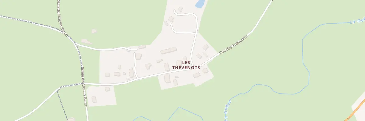 Plan du 196 Imp des Thévenots à Chemilly