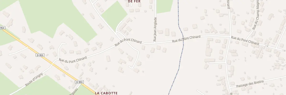 Plan du 11 Rue du Pont Chinard à Neuvy
