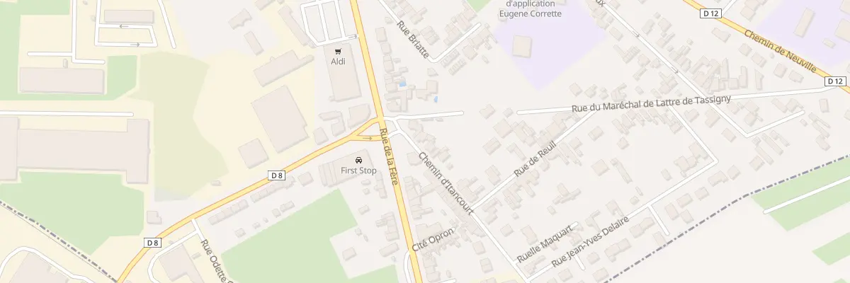 Plan du 3B Che d’Itancourt à Saint-Quentin