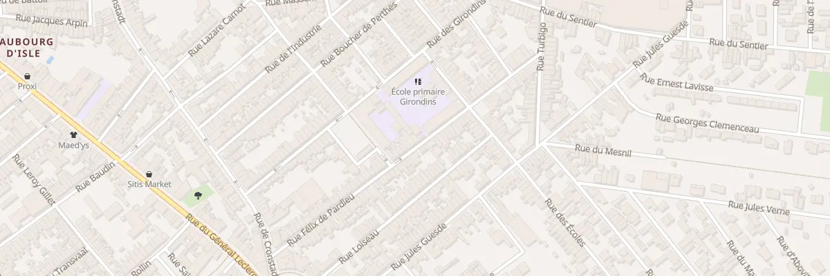 Plan du 73 Rue Félix de Pardieu à Saint-Quentin