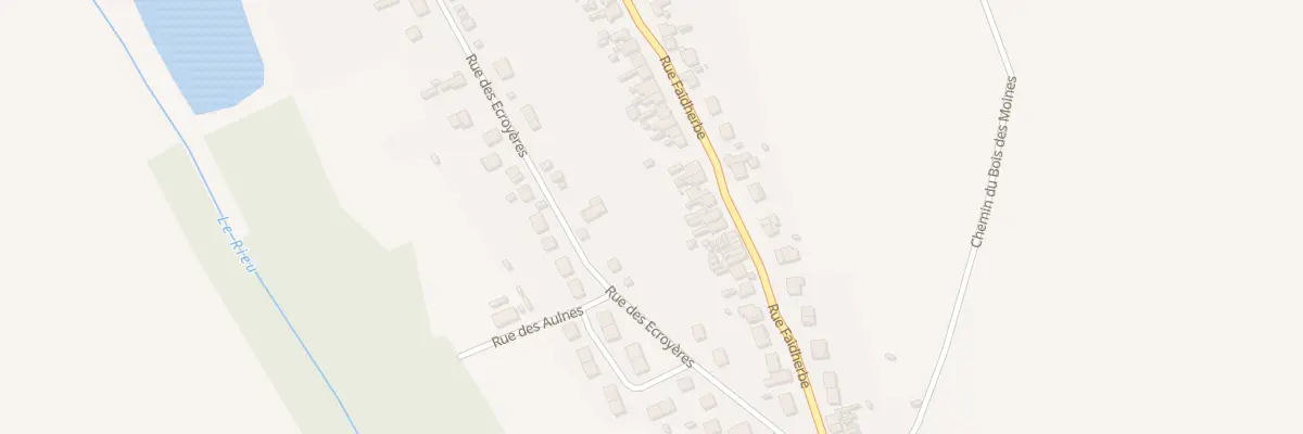 Plan du 91 Rue Faidherbe à Tergnier