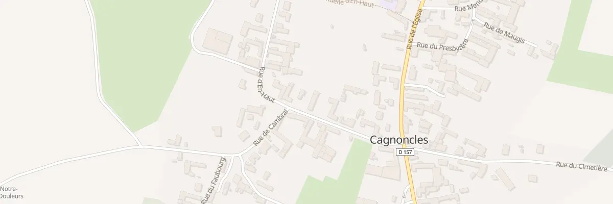 Plan du 12 Rue de Cambrai à Cagnoncles