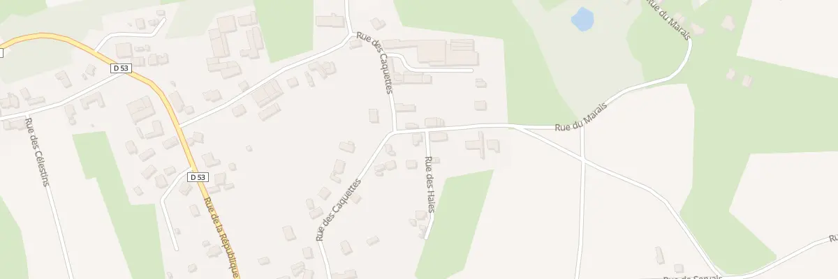 Plan du 1 Rue du Marais à Amigny-Rouy