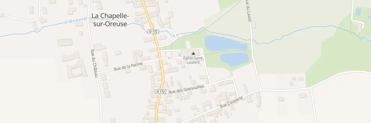Plan du 6 Rue de l’Eglise à La Chapelle-sur-Oreuse