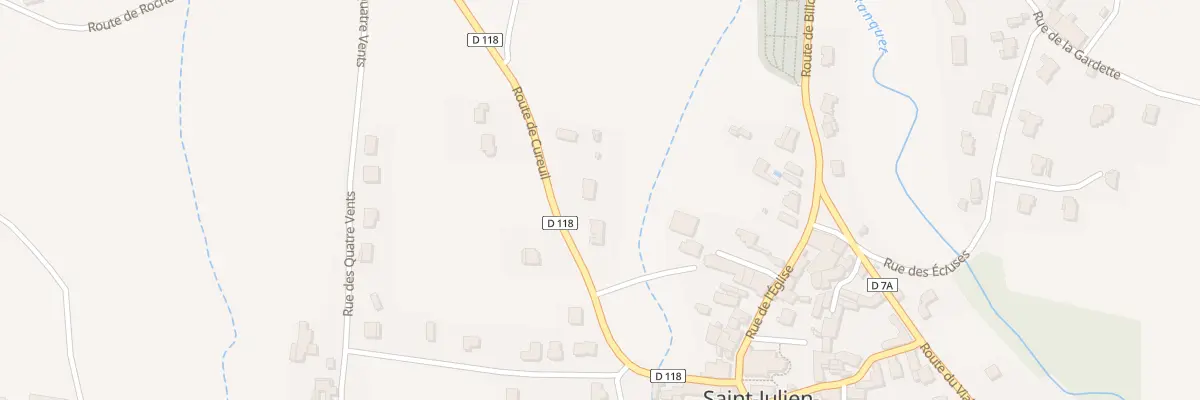 Plan du 5635 Rte du Cureuil St Julien à Saint-Julien-de-Coppel
