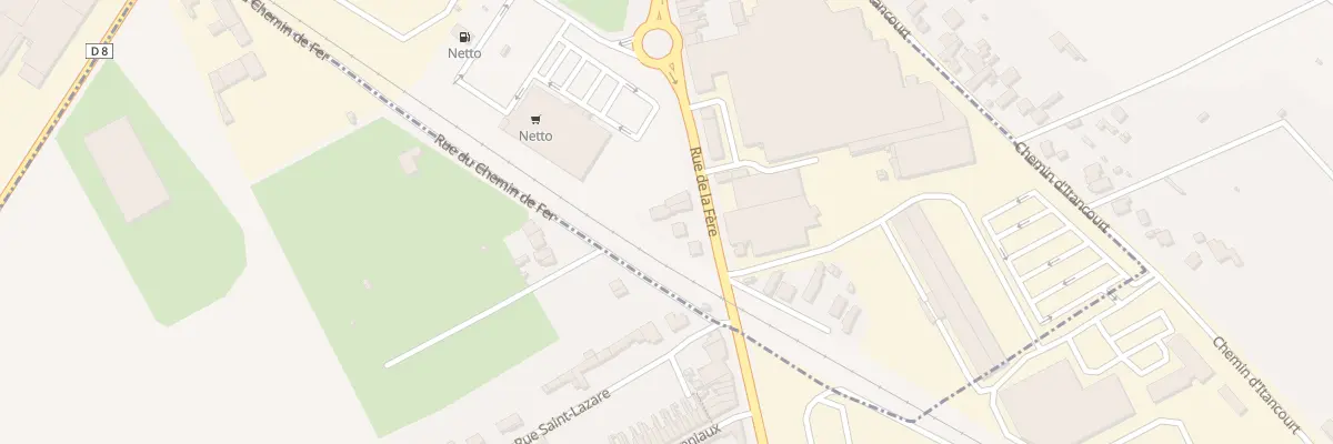 Plan du 114 Rue de la Fère à Saint-Quentin
