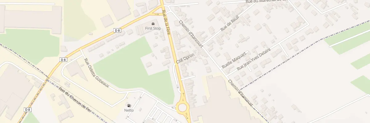 Plan du 55K Rue de la Fère à Saint-Quentin