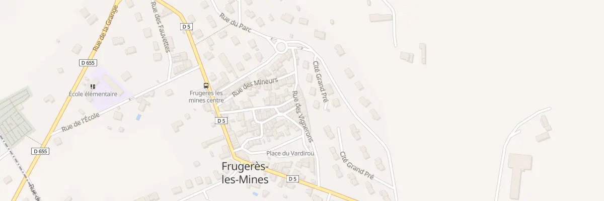 Plan du 4 Rue des Vignerons à Frugerès-les-Mines