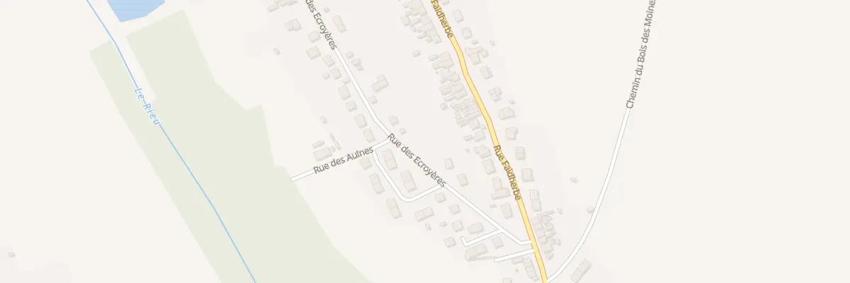Plan du 10 Rue des Ecroyères à Tergnier