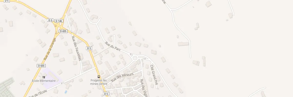 Plan du 14 Rue de Grosménil à Frugerès-les-Mines
