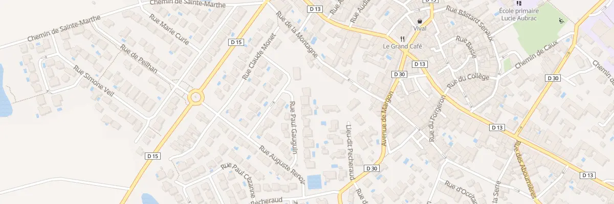 Plan du 18 Rue Paul Gauguin à Roujan