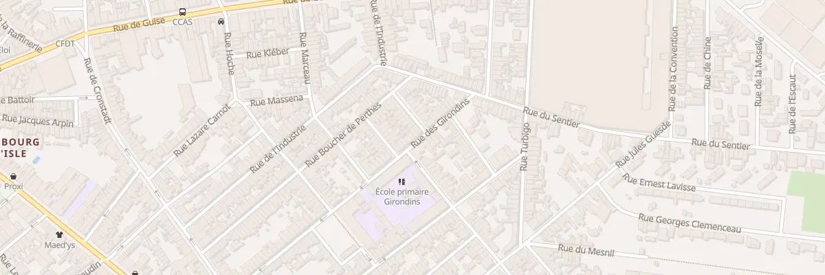 Plan du 67 Rue des Girondins à Saint-Quentin