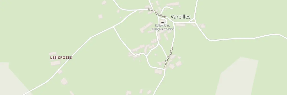 Plan du 5100 Vareilles à Saint-Pierre-le-Vieux