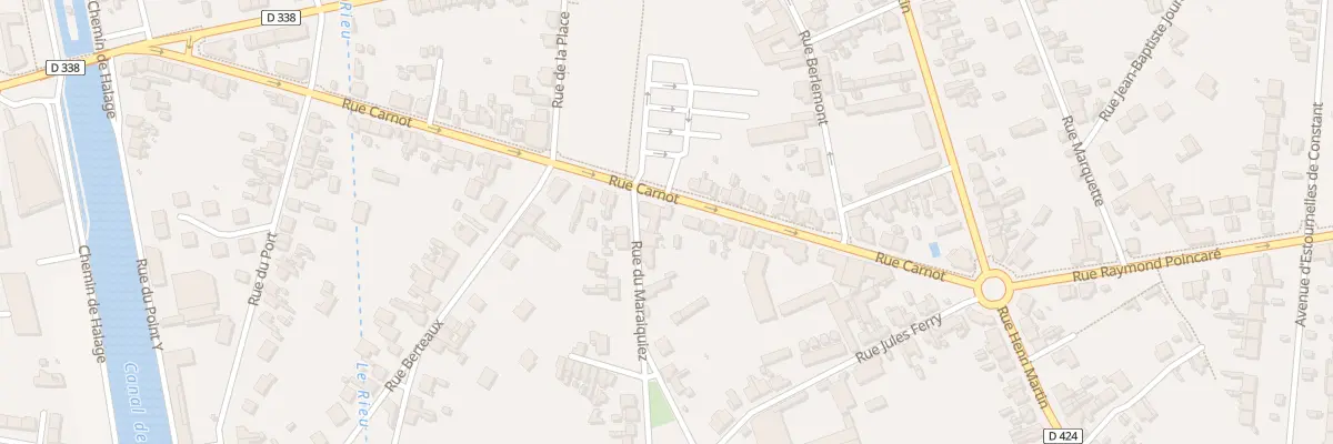 Plan du 25 Rue Carnot à Tergnier