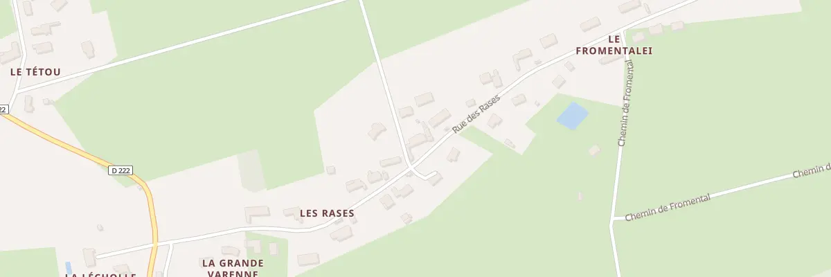 Plan du 17 Rue des Rases à Saint-Pont