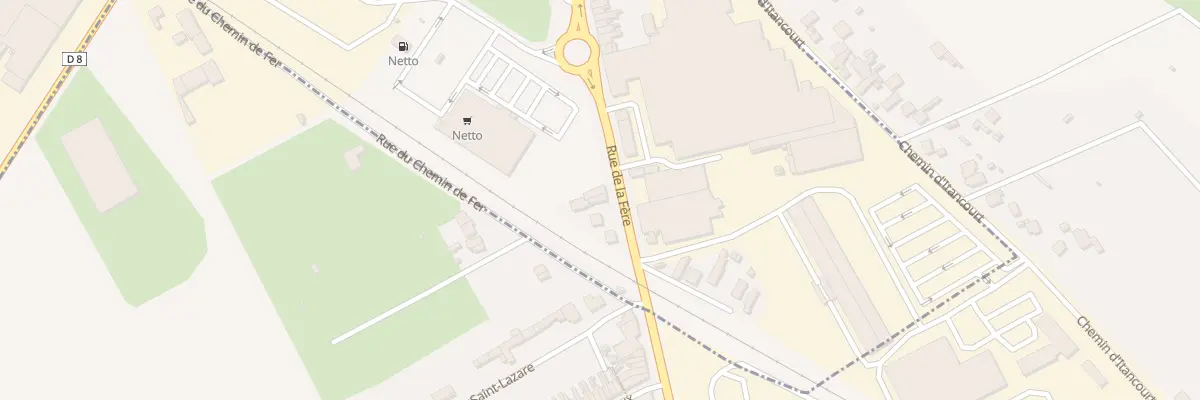 Plan du 112 Rue de la Fère à Saint-Quentin