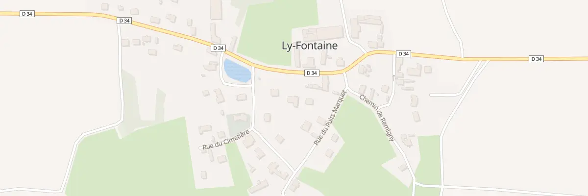 Plan du 12 Rue Marie de Luxembourg à Ly-Fontaine
