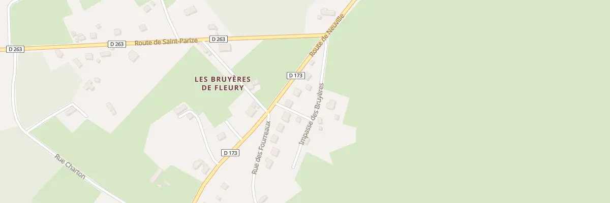 Plan du 9001 Les Bruyères de Fleury à Fleury-sur-Loire