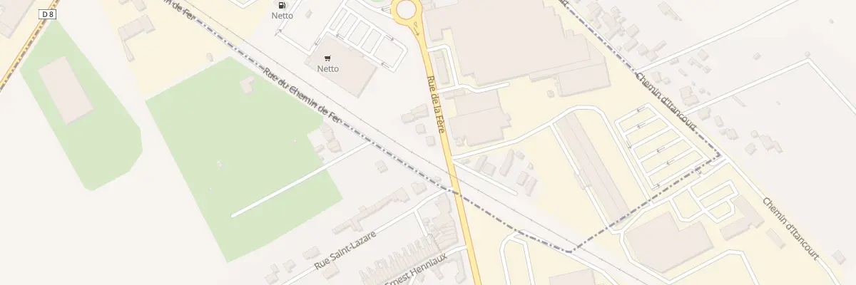 Plan du 120 Rue de la Fère à Saint-Quentin