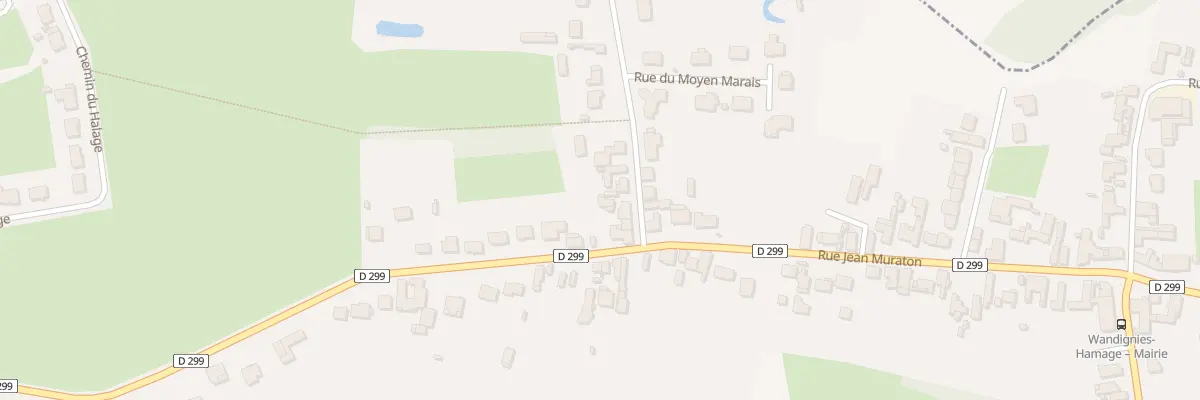 Plan du 33 Rue du Moyen Marais à Wandignies-Hamage