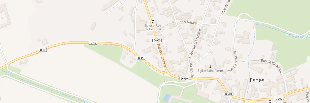 Plan du 5 Rue de Cambrai à Esnes