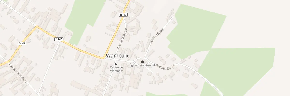 Plan du 7 Rue de l’Eglise à Wambaix