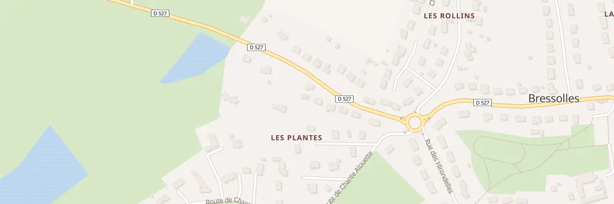 Plan du 13 Rte de la Forêt à Bressolles
