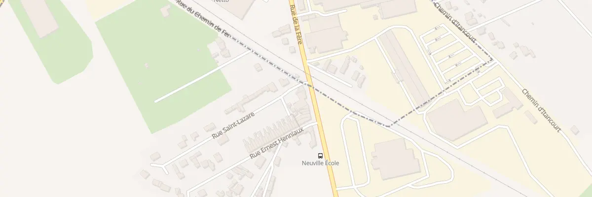 Plan du 124 Rue de la Fere à Neuville-Saint-Amand