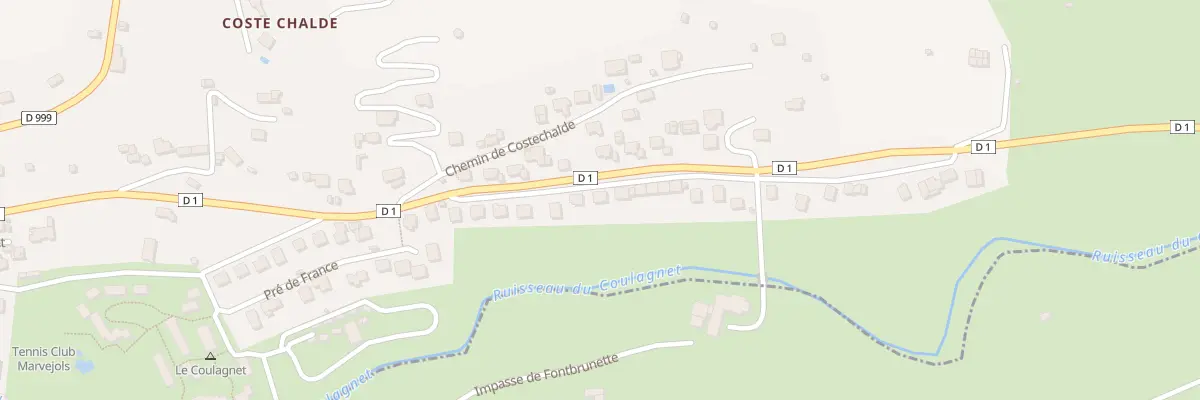 Plan du 40 Rte de l’Empery à Marvejols