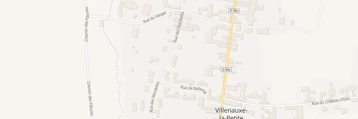 Plan du 22 Rue des Mardelles à Villenauxe-la-Petite