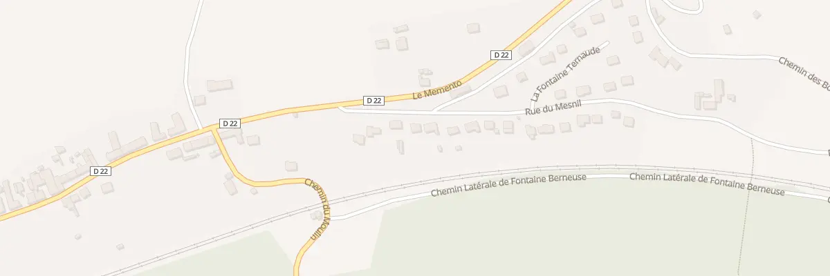 Plan du 8 Rue du Mesnil à Rozet-Saint-Albin