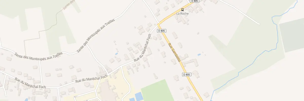 Plan du 97 Rue du Maréchal Foch à Courmelles