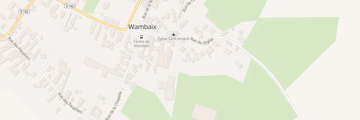 Plan du 20 Rue de l’Eglise à Wambaix