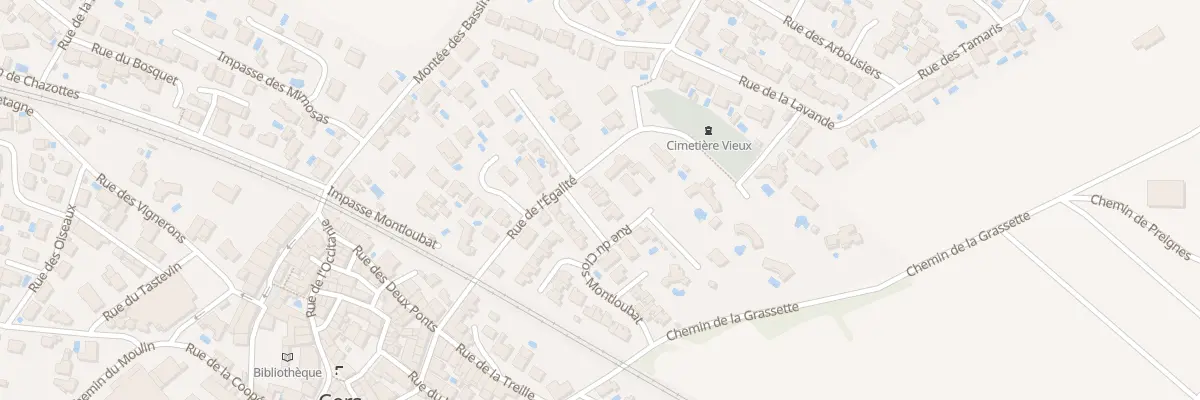 Plan du 2 Rue des Micocouliers à Cers