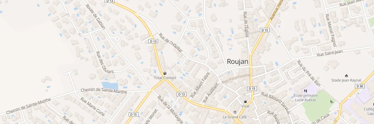 Plan du 20 Rue de l’Hopital à Roujan