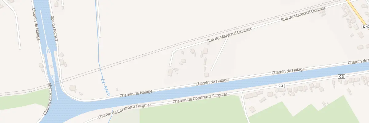 Plan du 29 Rue du Marechal Oudinot à Tergnier