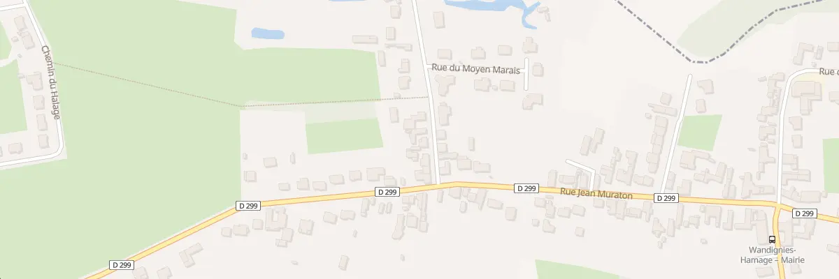 Plan du 53 Rue du Moyen Marais à Wandignies-Hamage