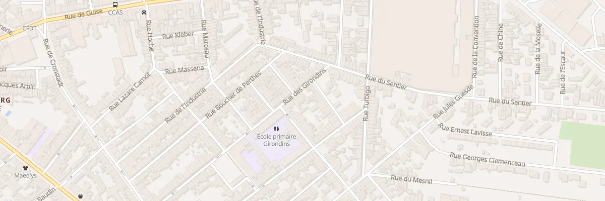 Plan du 48 Rue des Girondins à Saint-Quentin