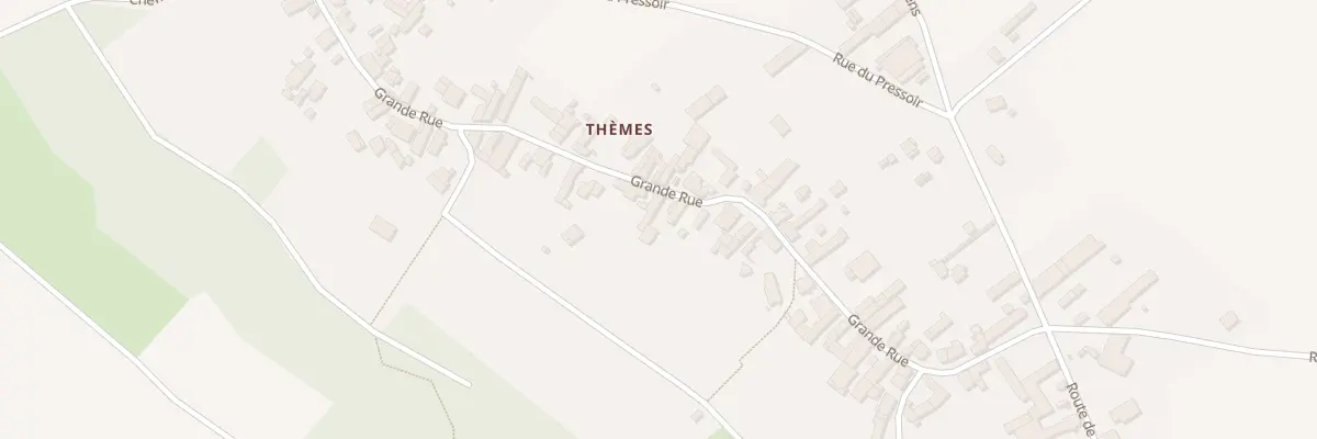 Plan du 33 Grande Rue de Themes à Cézy
