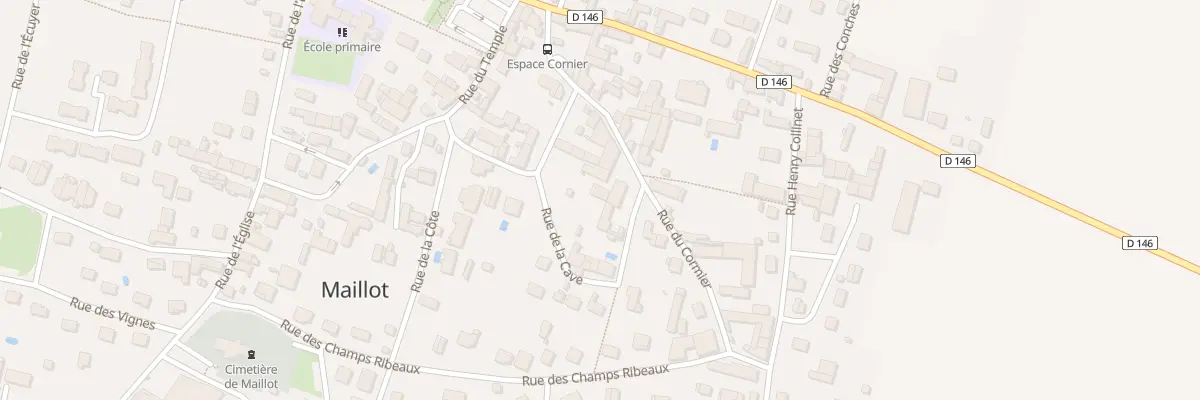 Plan du 10 Rue du Cormier à Maillot