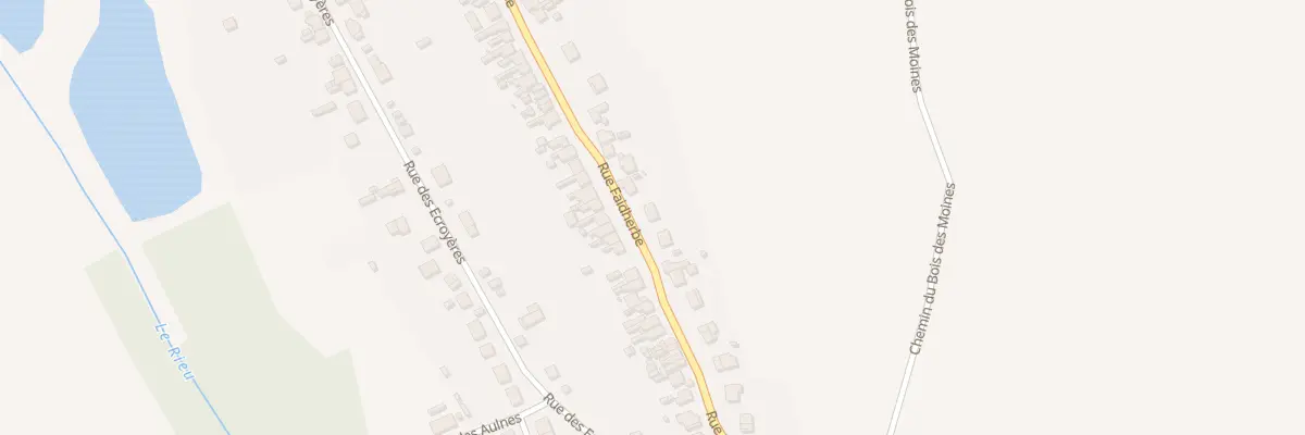 Plan du 94 Rue Faidherbe à Tergnier