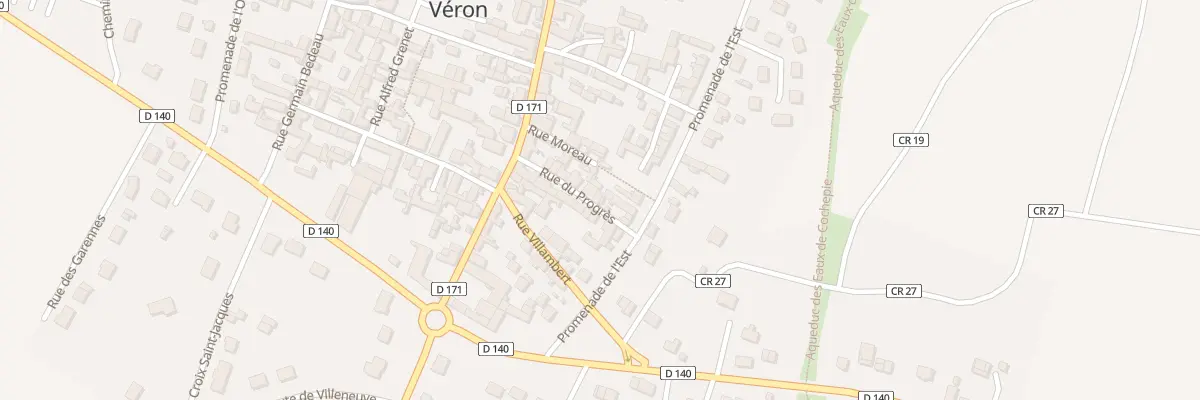 Plan du 9 Rue du Progrés à Véron