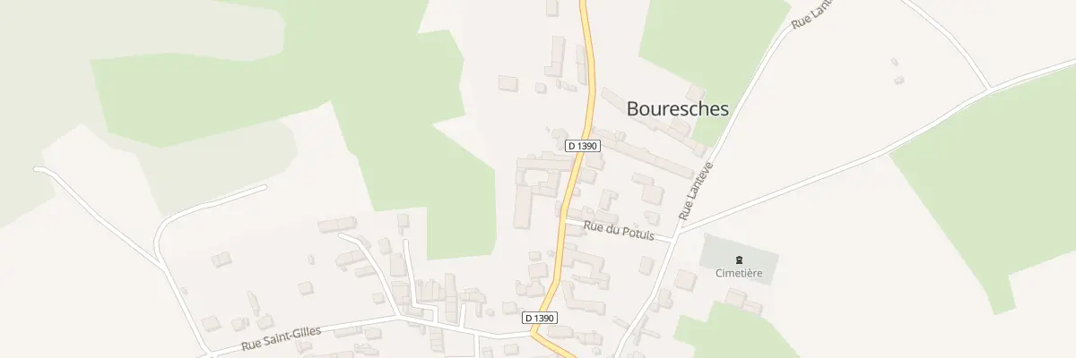 Plan du 6 Rue du Lieutenant J G Osborne à Bouresches