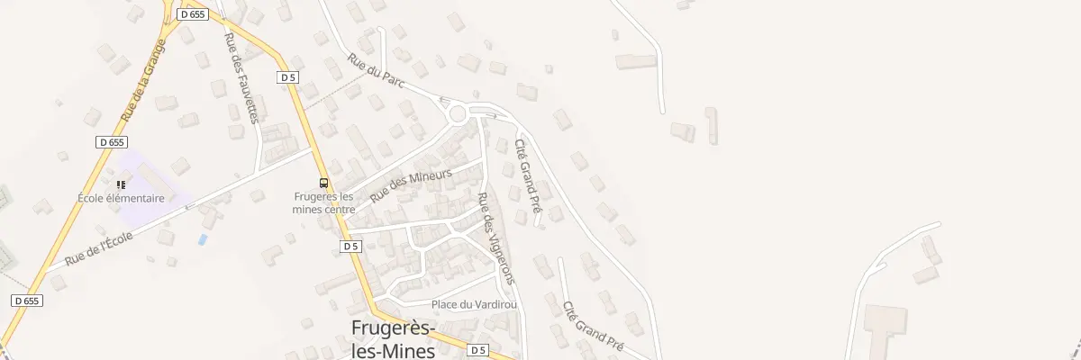 Plan du 3 Rue de Grosménil à Frugerès-les-Mines