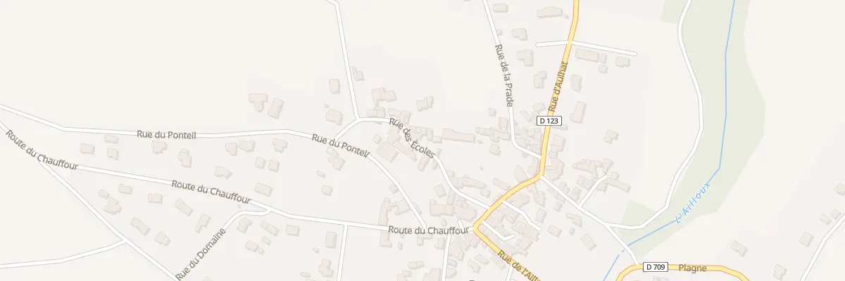 Plan du 14 Rue des Ecoles à Brenat