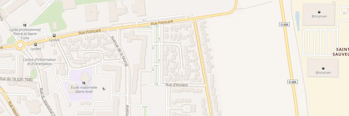 Plan du 8 Rue de la Haye à Sens